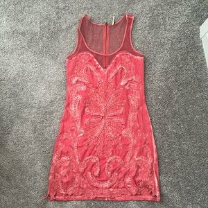 Ice ice baby pink lemonade free people dress